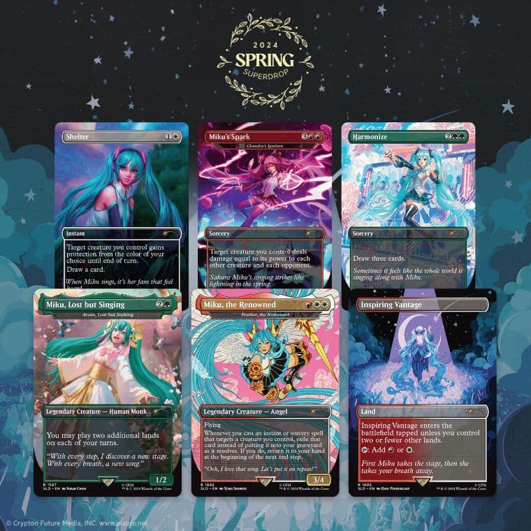 MTGSecretLair 初音ミクとのコラボ製品が発売│MTG Loveトレカブログ