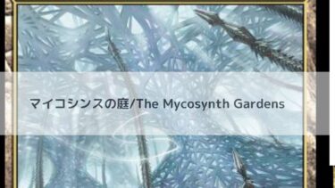 MTG 　マイコシンスの庭   深掘り
